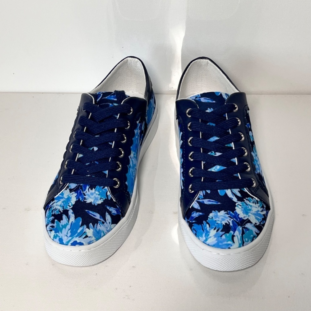 Isaac Mizrahi Live! Floral Printed Sneakers - Picture 3 of 7